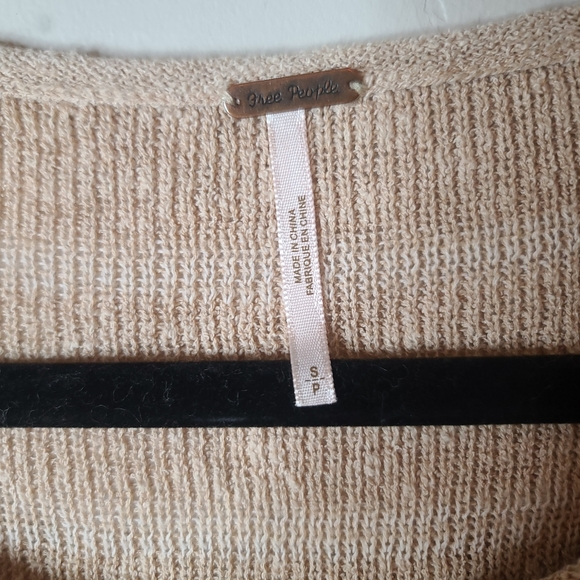 Free People Shipping News Tunic Sweater in Ballet Combo Size Small - Picture 5 of 8